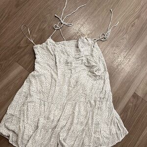 Chic White Polka Dot dress